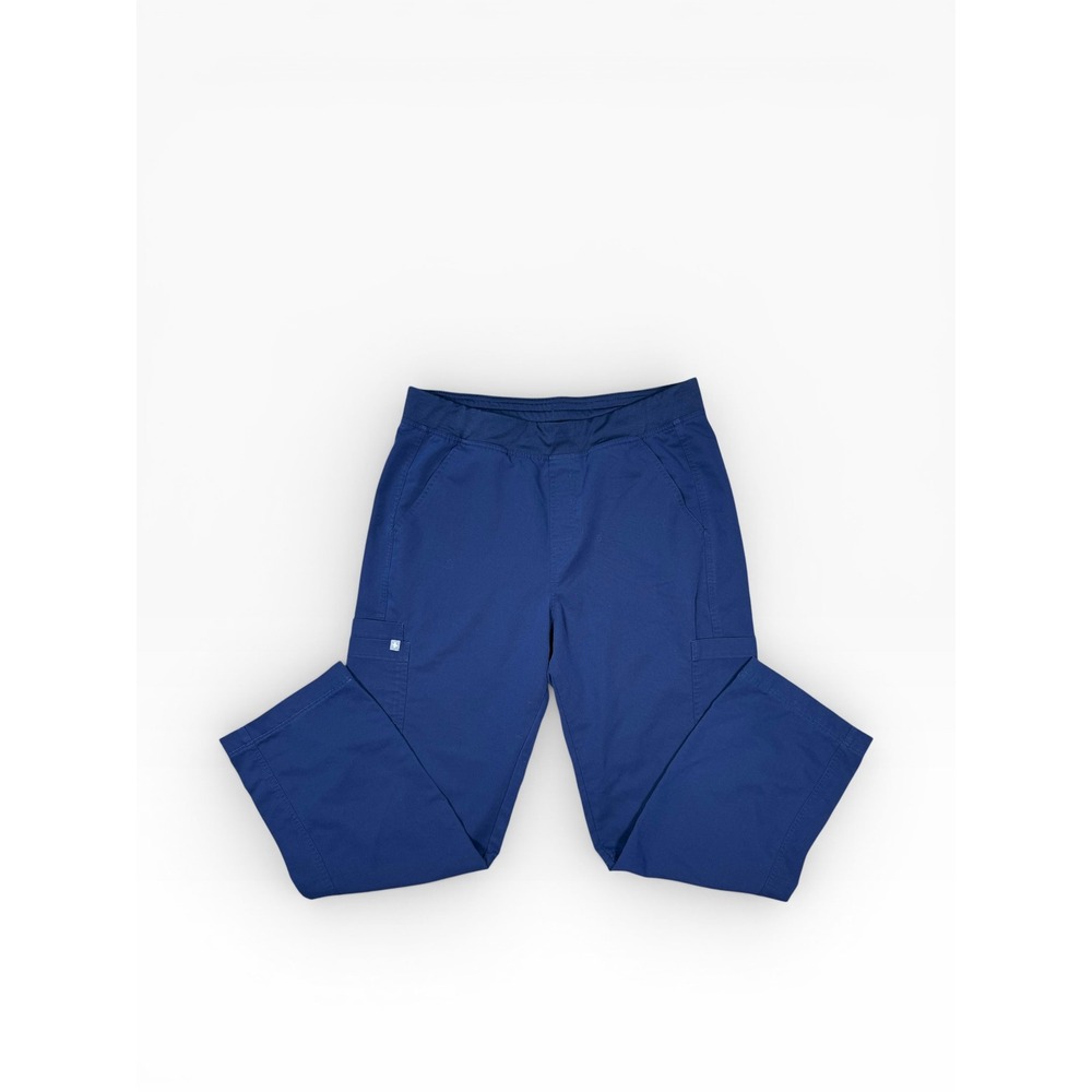 FIGS Technical Collection Royal Blue Straight Leg Scrub Pants Size L